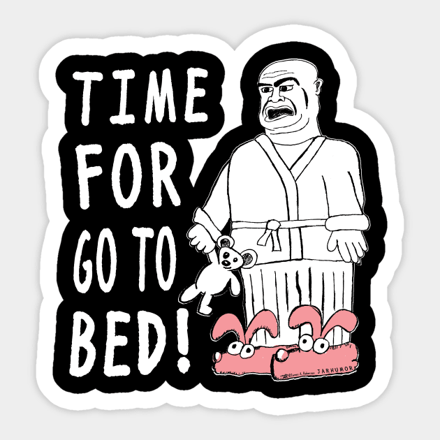 Time For Go To Bed Sticker by jarhumor